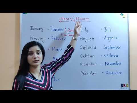 Months in German | German basics