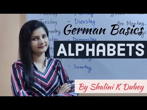 German Alphabets